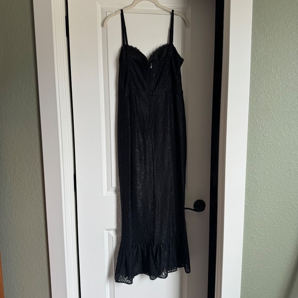 Reformation Canice Dress Black - Size 8 - Picture 4 of 10